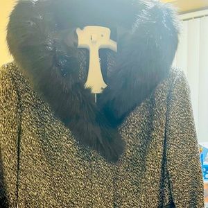 Women’s Salt & Pepper Twill Coat